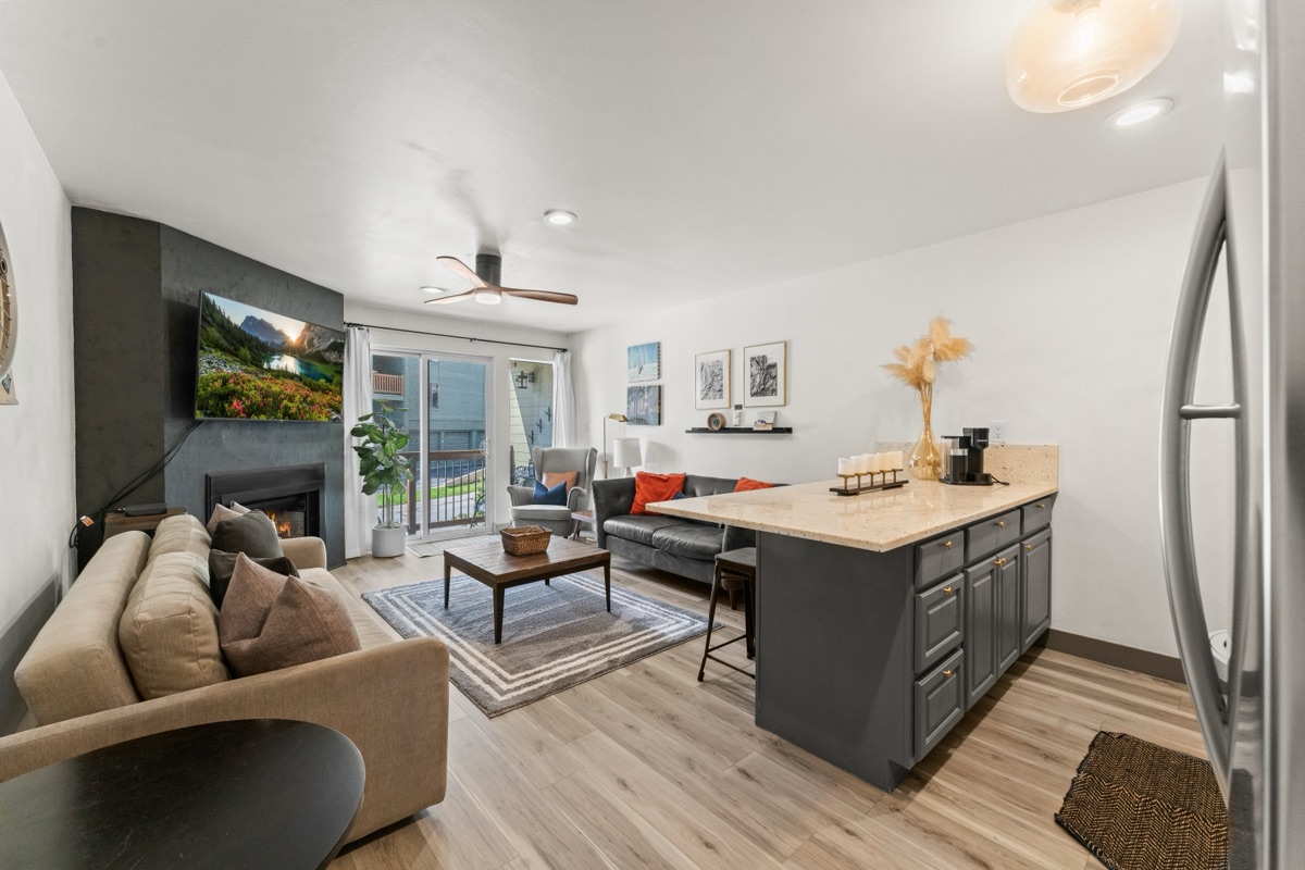 Second floor unit - living area