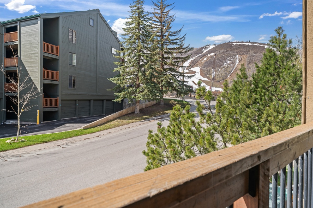 Mountain view from deck